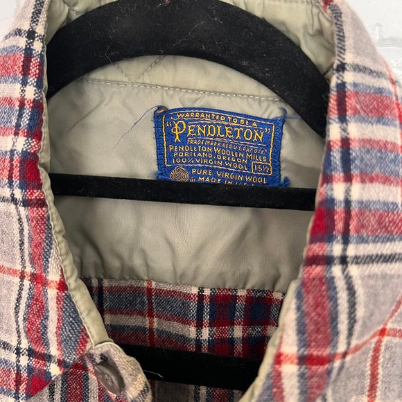 Vintage Men's Pendleton Wool Flannel - Picture 4 of 5